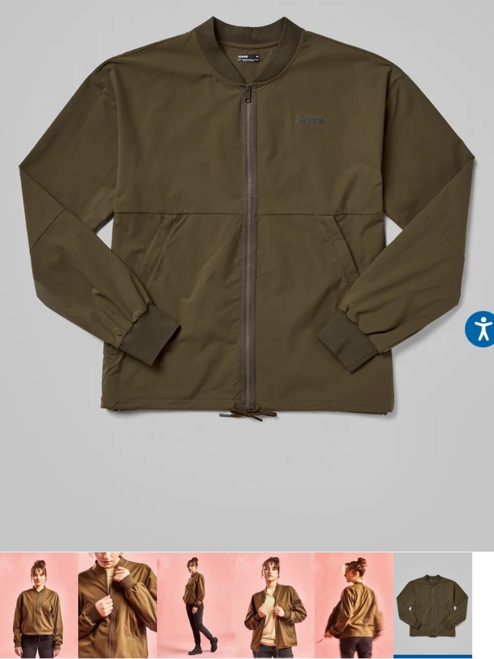 Janji Unisex Runaround Crew Issue jacket